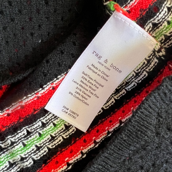 rag and bone Darcie Short Sleeve Mesh Pullover - Picture 6 of 6